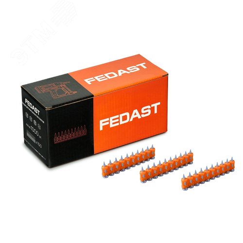 Гвозди 3.0*32 мм для монтажного пистолета с кованым наконечником FEDAST - фото 1