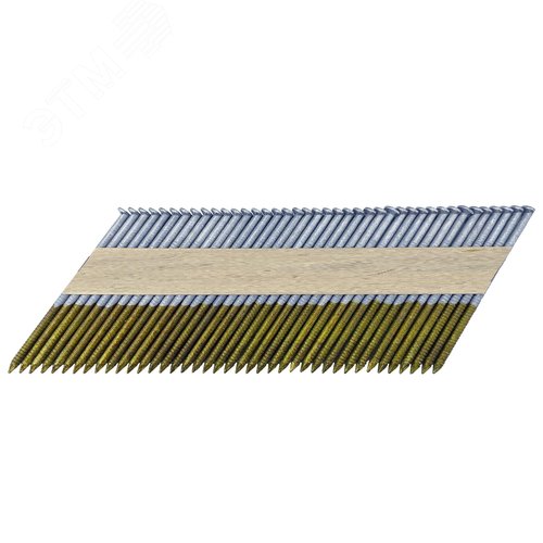 Реечные гвозди по дереву тип D34 (2,8х63 RIMg с кольц. накат. гальван-е 3000 шт/уп) - фото 1