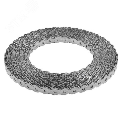 Изображение товара Перфолента оцинкованная монтажная волна 12*0,55 мм (25 м) (шт)