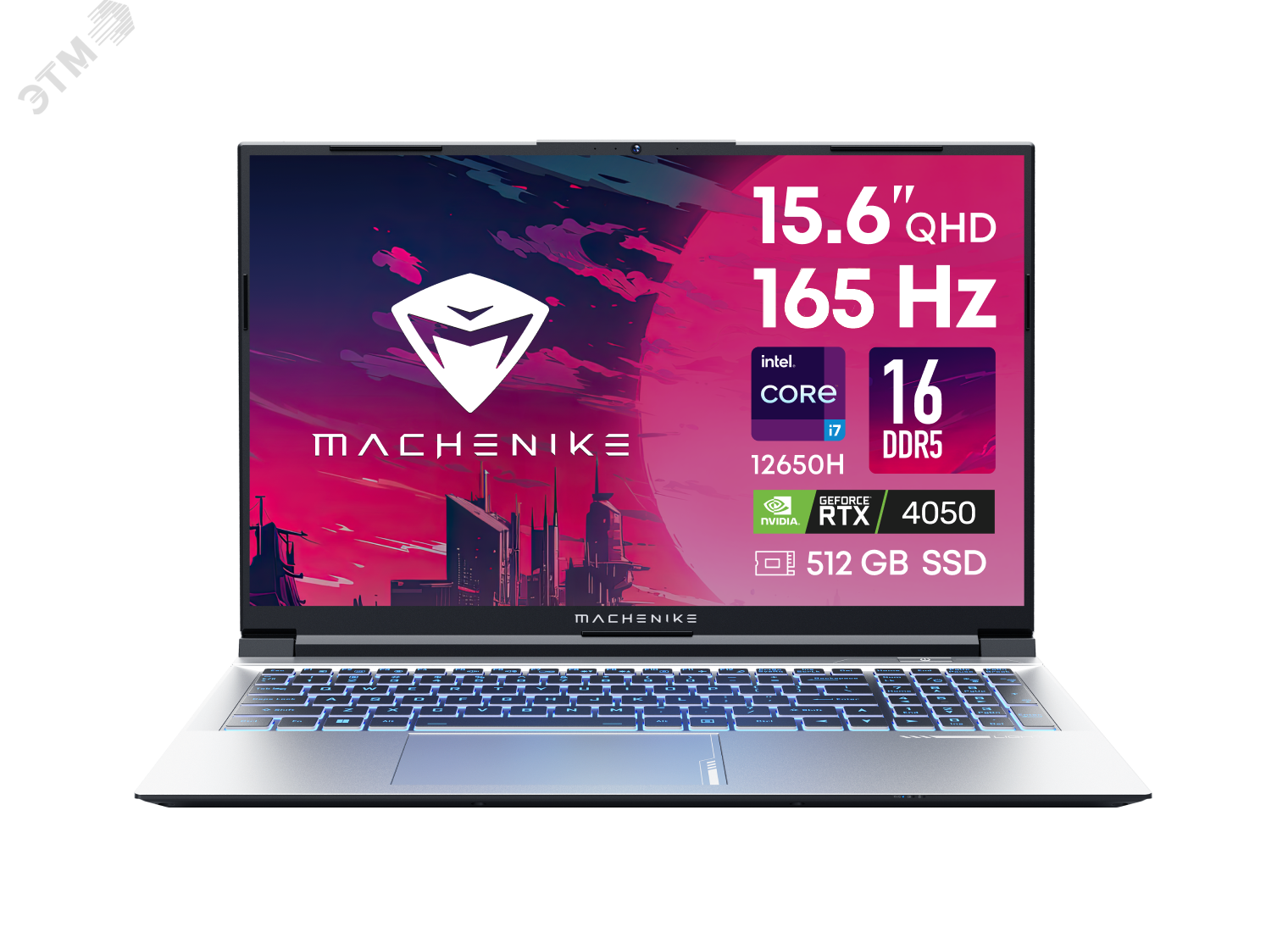 Ноутбук L15 Air Pulsar XT 15.6'' IPS Intel Core i7-12650H 16GB/512GB SSD/GF RTX4050 6GB/noOS JJ00GK00ERU Machenike - превью