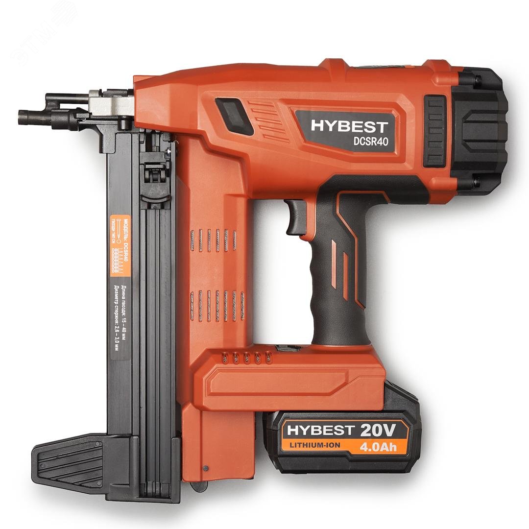 Изображение товара Аккумуляторный монтажный пистолет Hybest DCSR40 для строительных работ