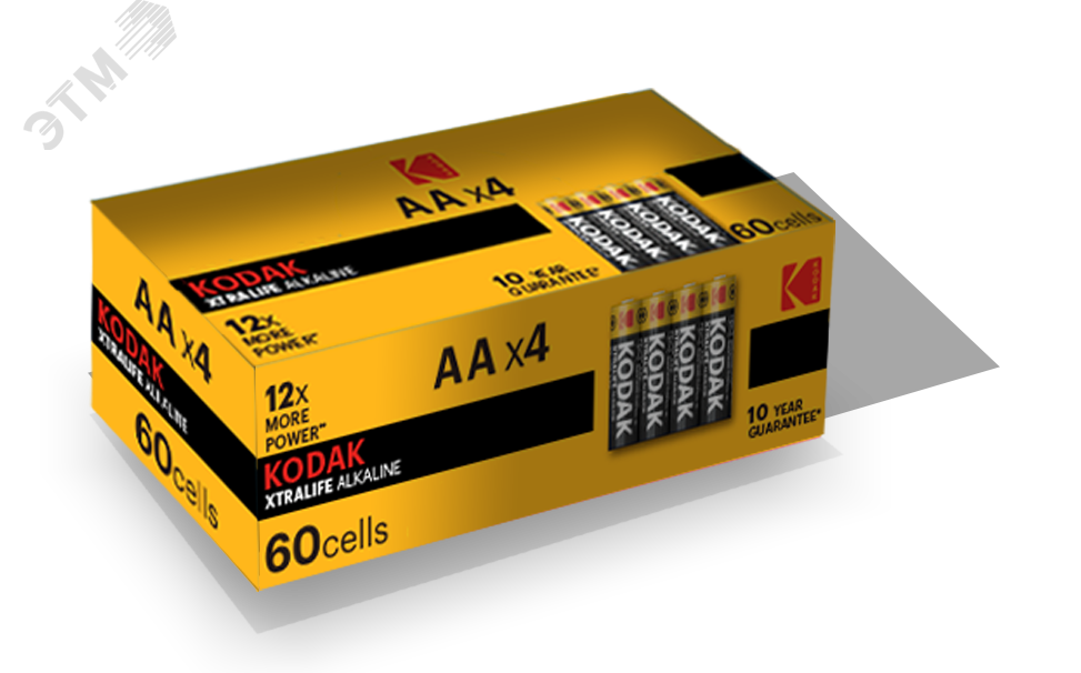Изображение товара Батарейка LR6-4S XTRALIFE ALKALINE размеры AA (шт)