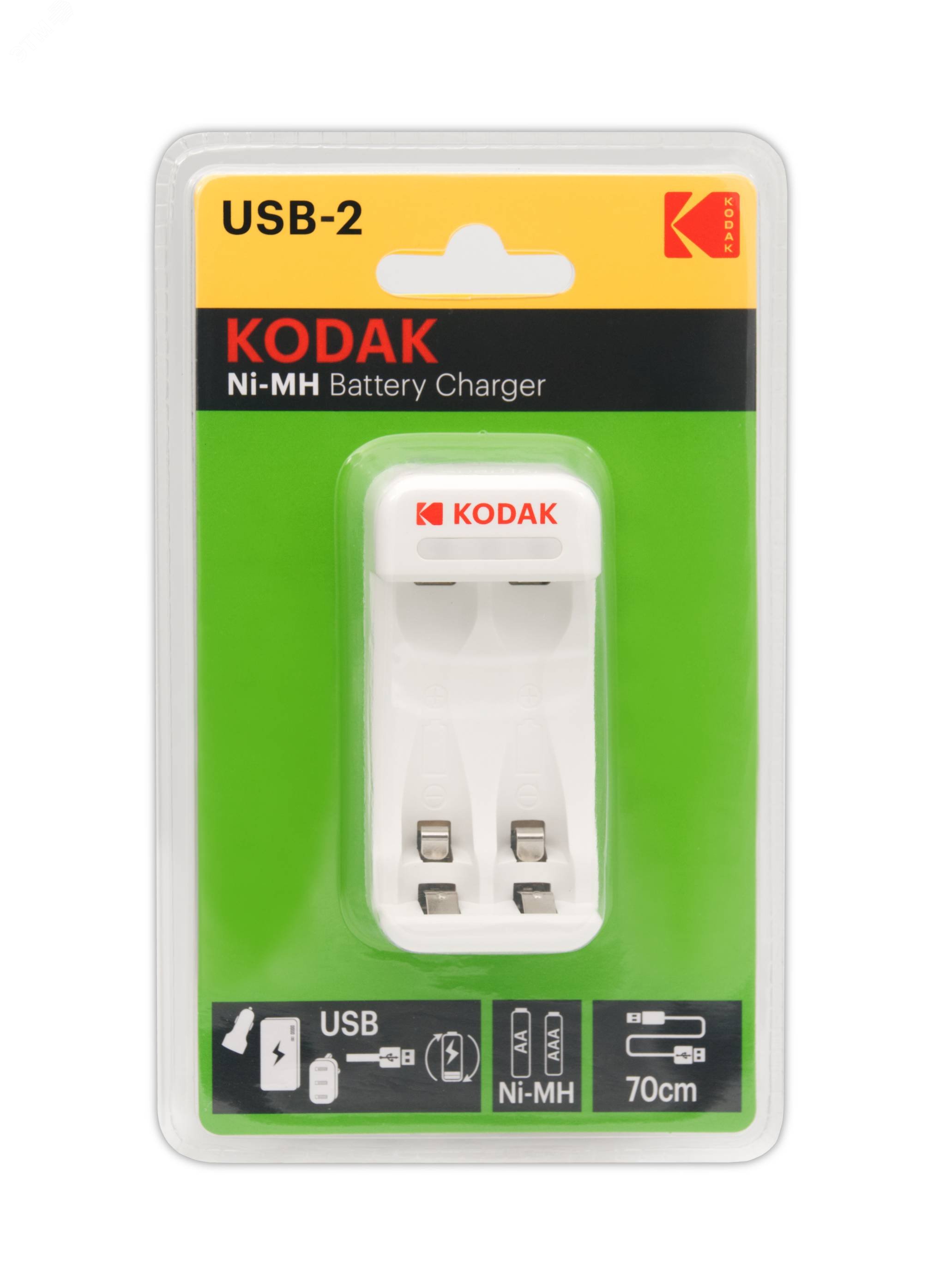 Изображение товара Устройство зарядное для аккумуляторов C8001B USB [K2AA/AAA] (6/24/1200) (шт)