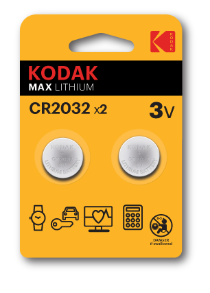 Батарейка CR2032-2BL MAX Lithium (60/240/43200)