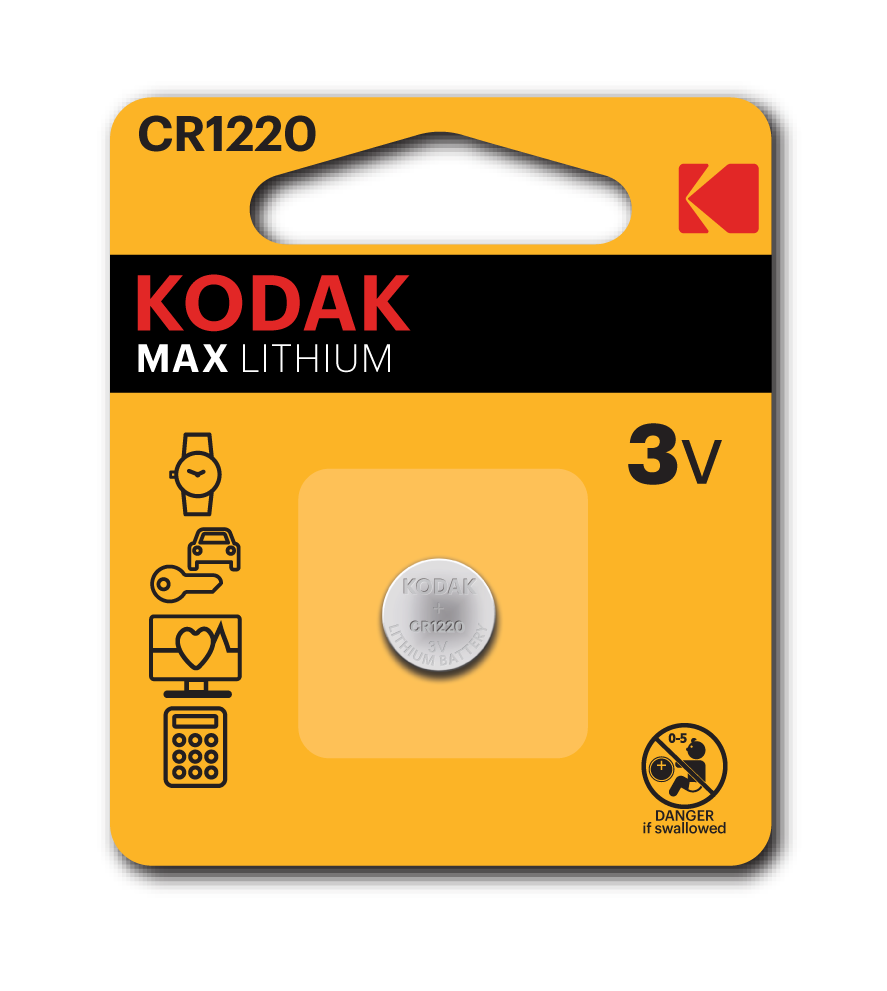 Батарейка CR1220-1BL MAX Lithium (60/240/61440)