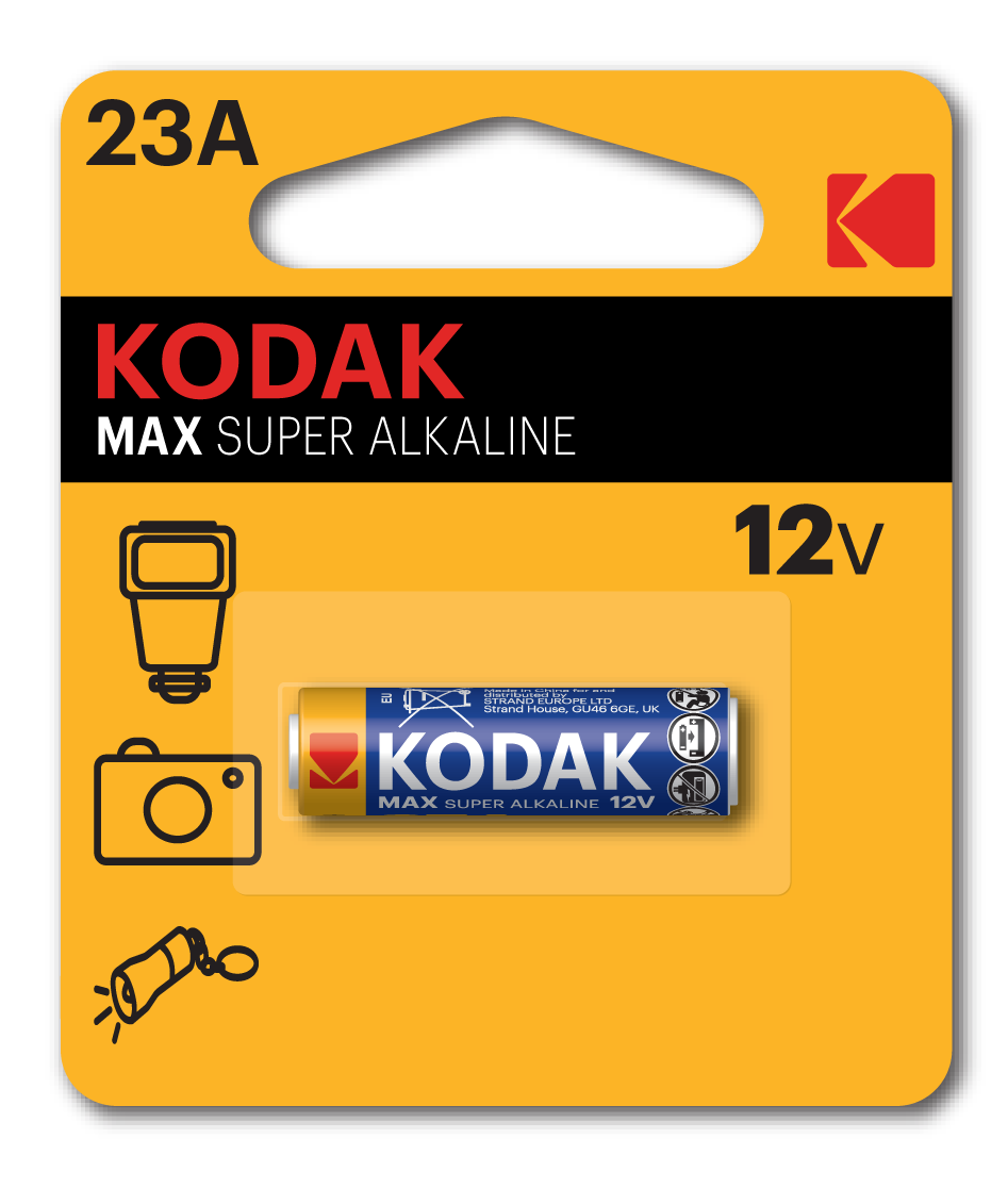 Батарейка Kodak 23A-1BL MAX SUPER Alkaline [K23A-1] (60/240/21600)