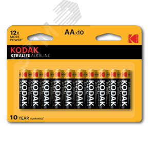 Изображение товара Батарейка LR6-8+2BL XTRALIFE Alkaline [KAA-8+2] (шт)