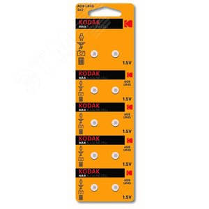 Батарейка AG9 (394) LR936, LR45 [KAG9-10] MAX Button Cell (100/1000/70000)