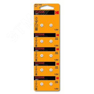 Батарейка AG6 (370) LR920, LR69 [KAG6-10] MAX Button Cell (100/1000/98000)