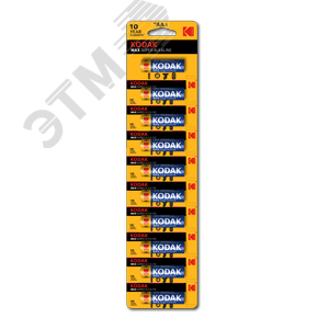 Батарейка LR6-10BL MAX SUPER Alkaline [KAA-10 ] (100/1000/20000) KODAK
