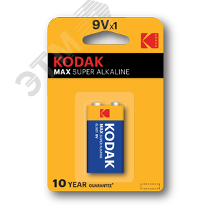Батарейка 6LR61-1BL MAX SUPER Alkaline [K9V-1] (10/200/6000)