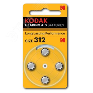 Батарейка ZA312-4BL [KZA312-4] MAX Hearing Aid (40/400/32000)
