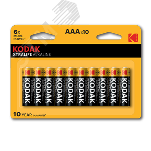 Батарейка LR03-8+2BL XTRALIFE Alkaline [K3A-8+2] (120/480/38400)