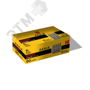 Батарейка Kodak LR03-4S XTRALIFE Alkaline [K3A-S4] (60/600/36000) KODAK