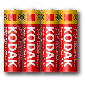 Изображение товара Батарейка R6-4S SUPER HEAVY DUTY Zinc [KAAHZ 4S] (24/576/34560) (шт)