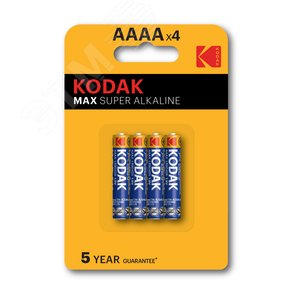 Батарейка LR61-4BL MAX SUPER Alkaline [K4A-4] (120/960/38400)