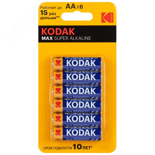 Изображение товара Батарейка LR6 4+2BL MAX SUPER Alkaline (шт)