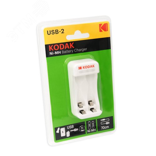 Устройство зарядное для аккумуляторов C8001B USB [K2AA/AAA] (6/24/1200) - фото 4