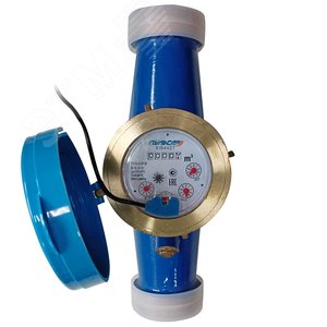 Счетчик холодной воды многоструйный Р 2' (Ду50), Qn=15м3/час, L=300мм, импульсный выход, вес импульса 10л/имп, пласт. регистр - фото 2