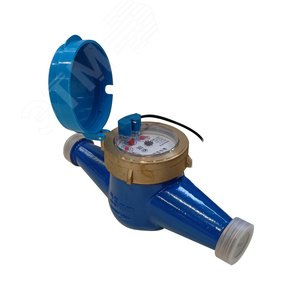 Счетчик холодной воды многоструйный Р 1' (Ду25), Qn=3,5м3/час, L=260мм, с импульсным выходом, вес импульса 10л/имп, пласт. регистр - фото 1