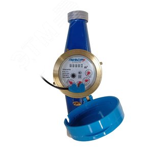 Счетчик холодной воды многоструйный Р 1' (Ду25), Qn=3,5м3/час, L=260мм, с импульсным выходом, вес импульса 10л/имп, пласт. регистр - фото 2