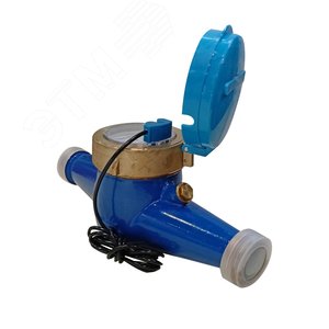 Счетчик холодной воды многоструйный Р 1' (Ду25), Qn=3,5м3/час, L=260мм, с импульсным выходом, вес импульса 10л/имп, пласт. регистр - фото 3