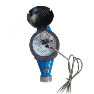 Счетчик холодной воды многоструйный Р 3/4' (Ду20), Qn=2,5м3/час, L=190мм, импульсный выход, вес импульса 10л/имп, пласт. регистр - фото 2