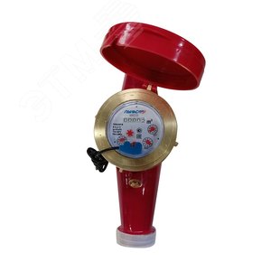 Счетчик воды универсальный многоструйный Р Ду40, Qn=10м3/час, L=300мм, импульсный выход, вес импульса 10л/имп, пласт. регистр - фото 2