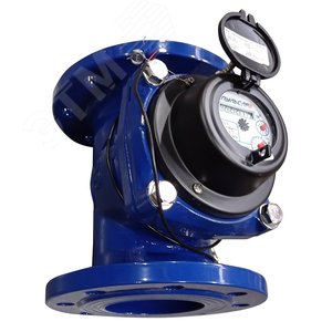 Счетчик холодной воды турбинный Р Х Ду100, Qn=100м3/час, Тmax=40°С, исполнение 1, L=250мм, (резиновые кольца в комплекте) - фото 3