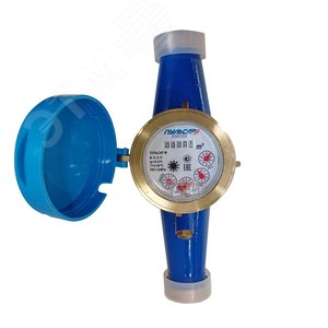 Счетчик холодной воды многоструйный Р 1 1/4 ' (Ду32), Qn=6м3/час, L=260мм пласт. регистр - фото 2