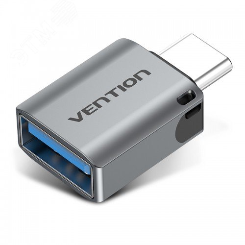 Изображение товара Адаптер переходник OTG USB Type C M на USB 3.0 AF, контакты никелированные (шт)