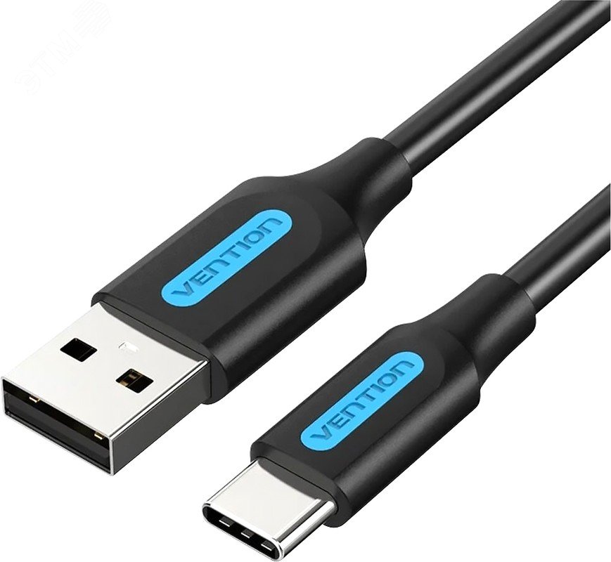 Кабель USB Type C M на USB 2.0 AM, 1 м. COKBF Vention