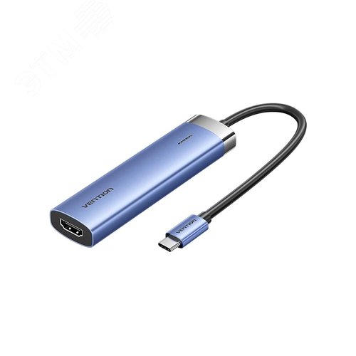 Изображение товара Мультифункциональный хаб USB Type C 5 в 1 (шт)