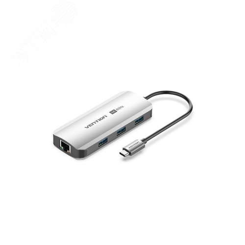 Изображение товара Мультифункциональный хаб USB Type C 6 в 1 (шт)