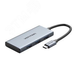 Изображение товара Хаб USB Type C 6 в 1, USB 3.1, HDMI 19, TF, SD, MS, CF, XD (шт)