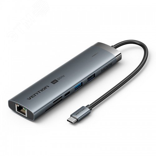 Изображение товара Мультифункциональный хаб USB Type C 9 в 1 (шт)