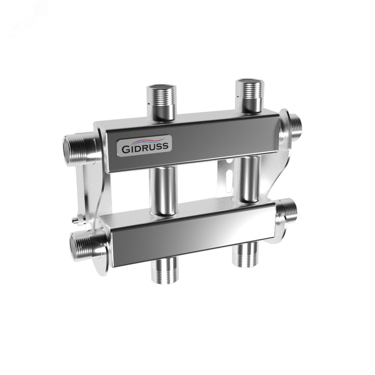Изображение товара Модульный коллектор отопления MKSS-40-3DU 3 контура G 3/4' нержавеющая сталь до 40 кВт