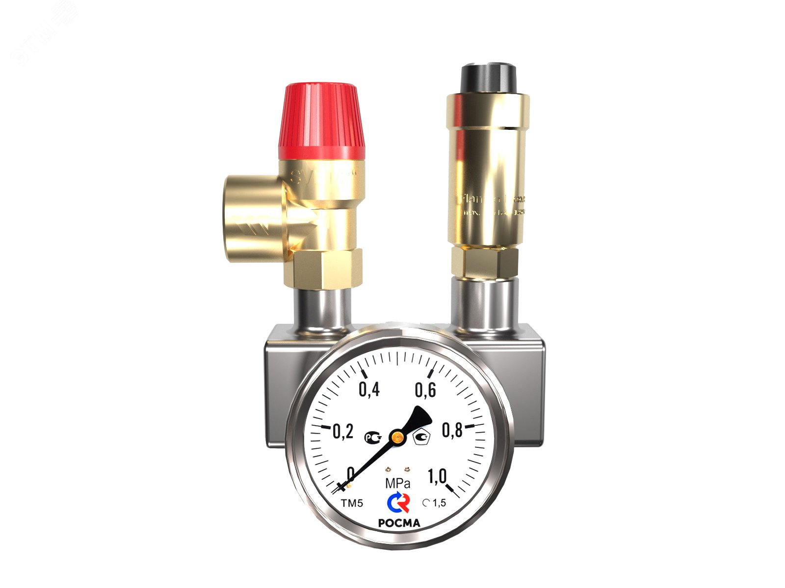 Изображение товара Группа безопасности котла 50 кВт 3 бар BSGSS-25 (шт)