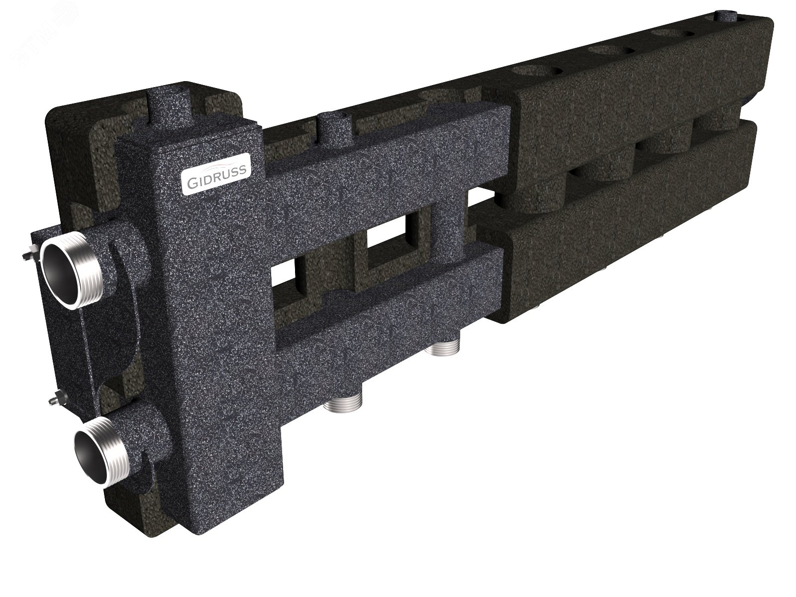 Изображение товара Гидрострелка с гидроразделителем BM-80-4D.EPP на 4 контура для котельных до 80 кВт