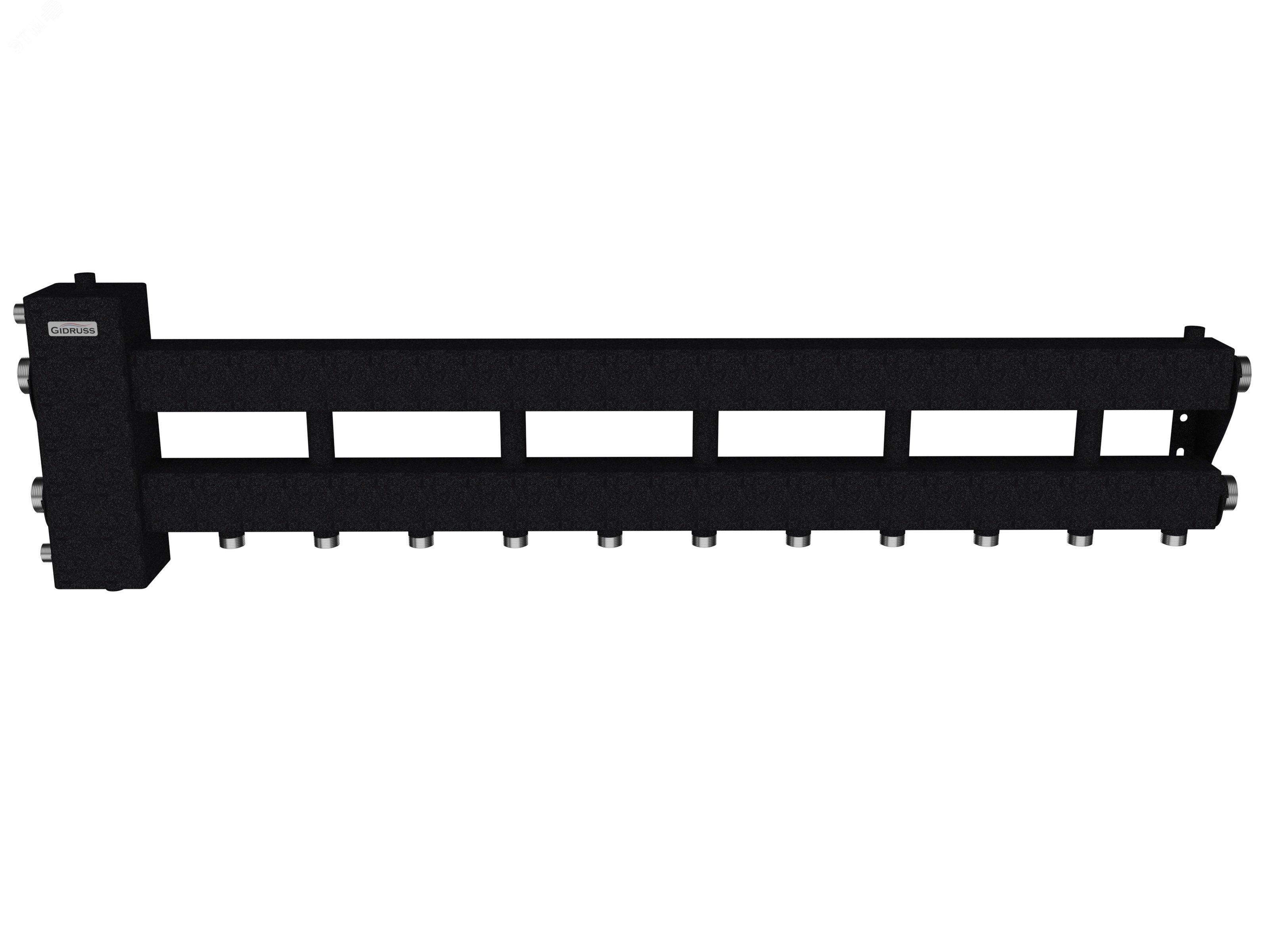 Изображение товара Коллектор с гидрострелкой BM-150-6D 150 кВт G 1 1/2' 6 контуров G 1'