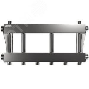 Изображение товара Коллектор модульный MKSS-250-3x32 на 3 контура G 1 1/4', 2 магистрали G 2', до 250 кВт, нерж. сталь (шт)