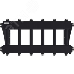 Изображение товара Коллектор модульный MK-250-6DU на 6 контуров G 1', 2 магистрали G 2', до 250 кВт, ст 09Г2С (шт)