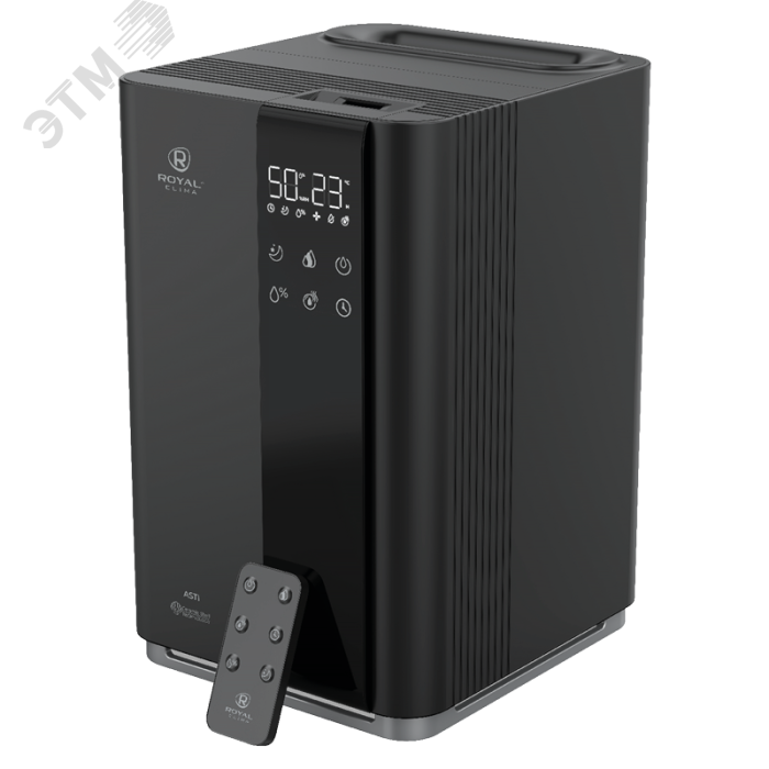 Изображение товара Увлажнитель воздуха бытовой RUHAS450/5.0E-BL, объем резервуара для воды 5 л, 3 в 1 (шт)