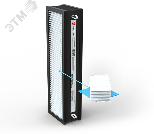 Изображение товара Сменная фильтрующая вставка HEPA медицины класса H12 и угольный фильтр RCB 150 H12 + carbon