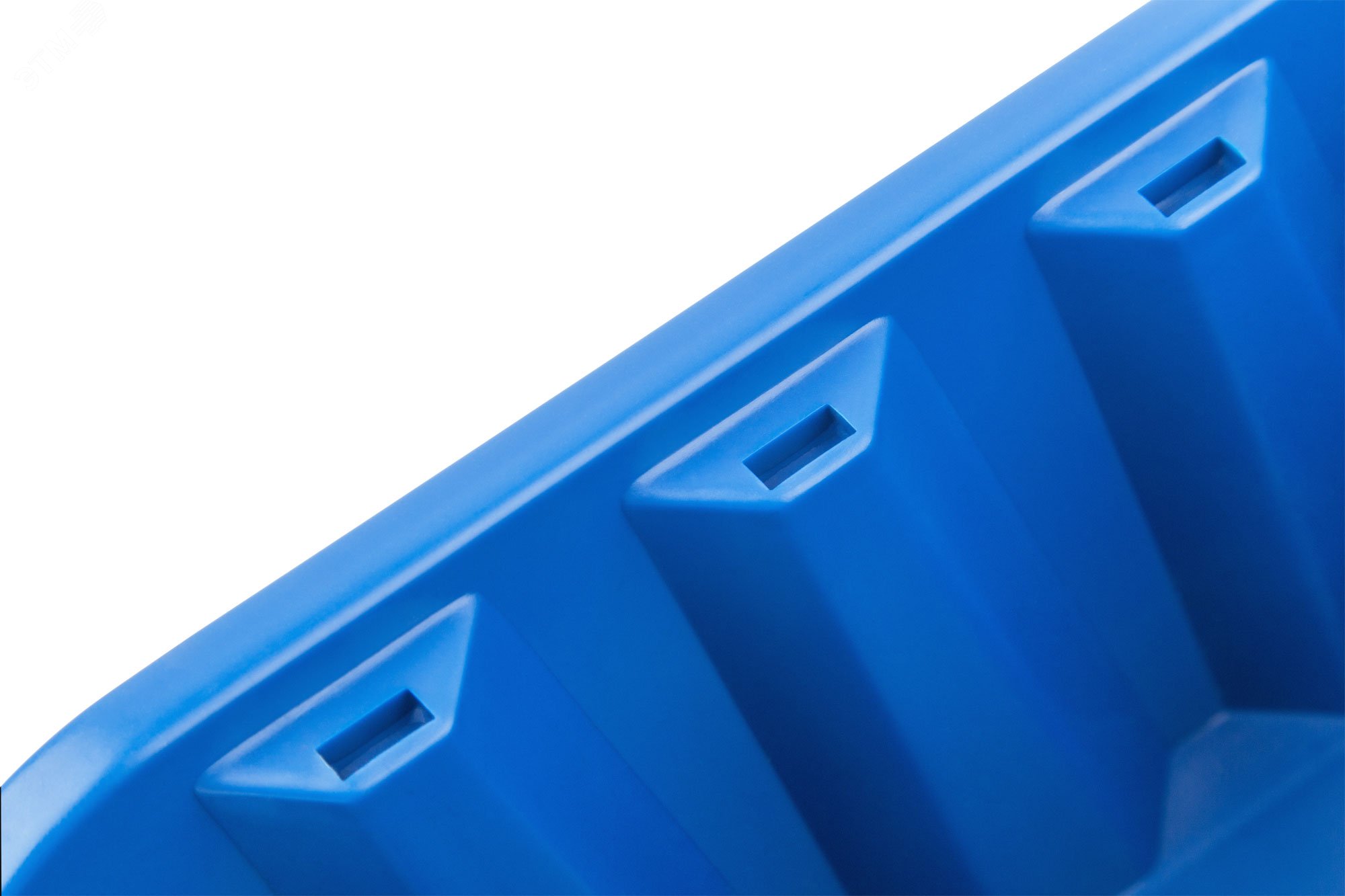 Лоток для крепежа пластиковый 160х115х75 мм синий 65697М MOS РОС - превью 4