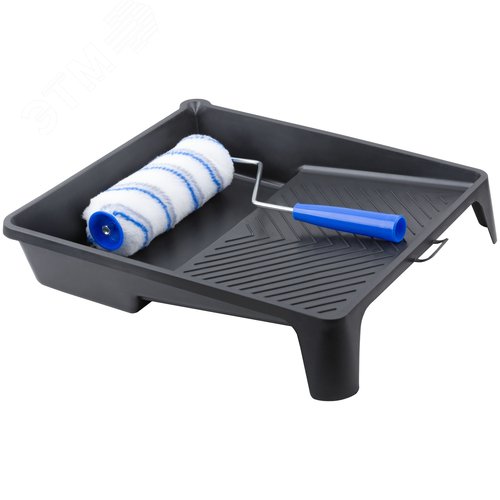 "Набор малярный ""Универсальный № 1"" (ванночка 345х315 мм + валик полиакрил 180 мм)" - фото 1