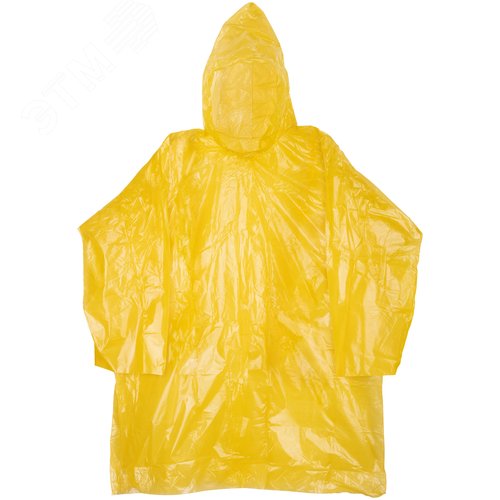 Изображение товара Плащ дождевик усиленный желтый, полиэтилен, размер XXXL (шт)