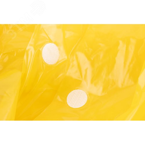 Плащ дождевик усиленный желтый, полиэтилен, размер XXXL - фото 2