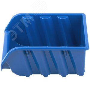 Лоток для крепежа пластиковый 160х115х75 мм синий 65697М MOS РОС - 2