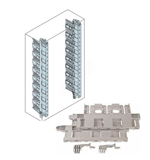 Вертикальные направляющие для шкафа GEMINI (Размер1) LUC 1SL0283A00 ABB - превью 2